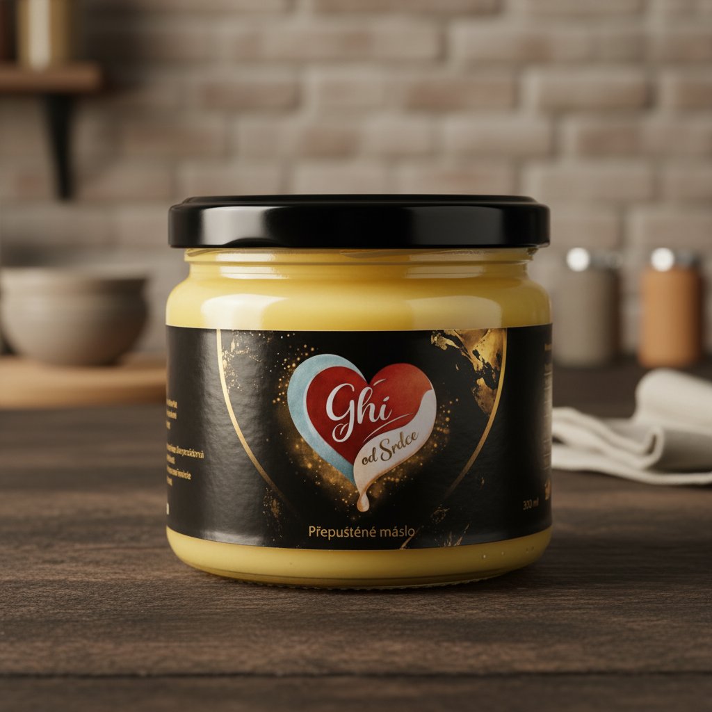 Čisté Ghí od Srdce s novou etiketou